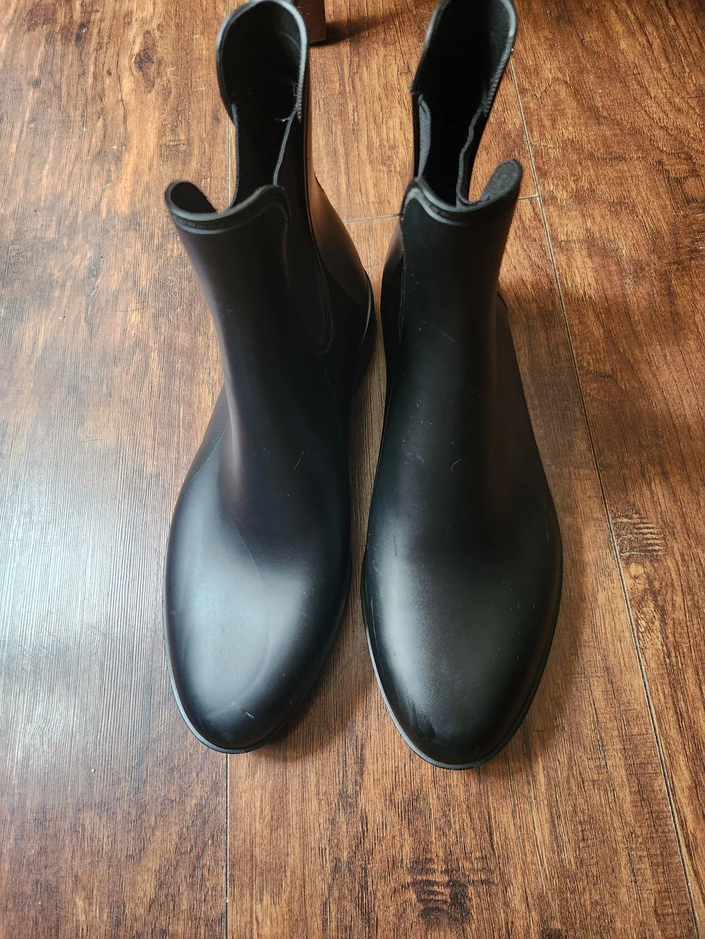 Capelli of New York Black Chelsea Rain Boots
